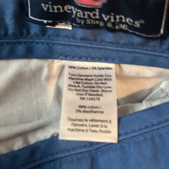 Vineyard Vines blue chino pants size 30 x 32 - Picture 6 of 8